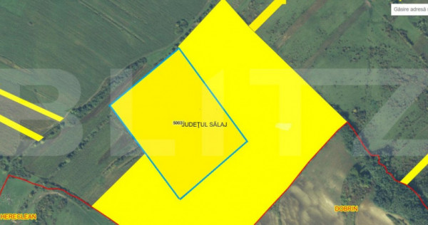 Teren agricol in suprafata de 87000 mp, UAT Salatig