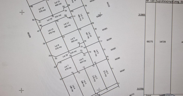 Spre vanzare teren intravilan, 579 mp UG16