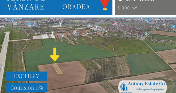 Teren de intravilan - Zona Grigorescu, iesirea spre Nojorid