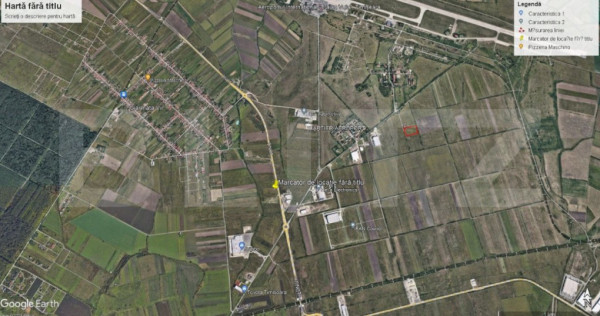 Teren arabil, PUZ in lucru, 11502 mp, zona aeroport
