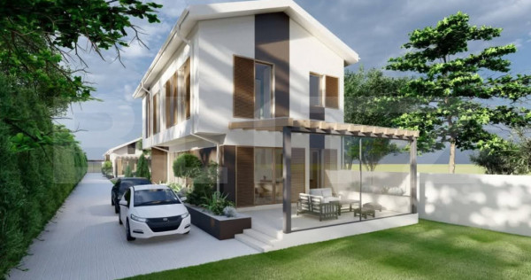 Casa moderna, 4 camere, teren 450 mp, Sacalaz