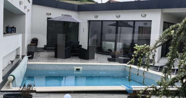 Casa Verde 178 mp, anexa 54 mp, panouri fotovoltaice, piscin