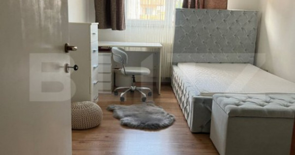 Apartament cu 3 camere, mobilat modern, parcare, zona Muzeul