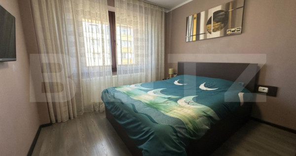 Apartament 3 camere, complet mobilat și utilat modern, zona