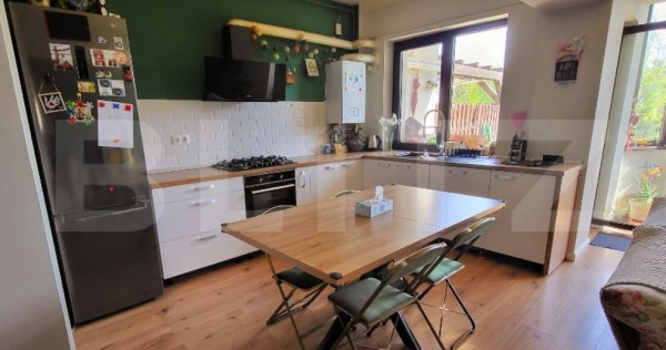 Apartament cu 3 camere, 98 mp, cu gradina de 281 mp, zona St