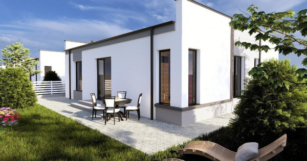 Casa individuala pe parter, 4 camere, pozitie centrala Balotesti