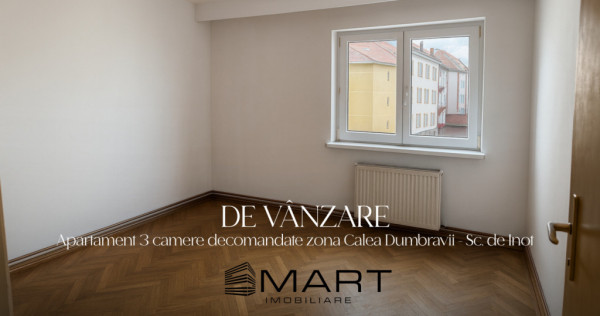 Apartament decomandat 3 camere cu pivnita | Calea Dumbravii