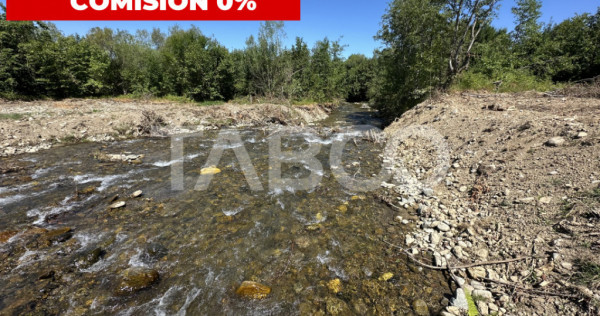 Teren extravilan cu utilitati 1800 mp langa Rau pe Valea Seb