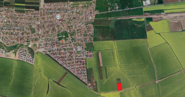 Teren intravilan Valu lui Traian 8500mp D=86ml sau schimb...