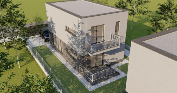 Casa individuala, P+1 - Teren 250 mp, Primarie Popesti Leordeni