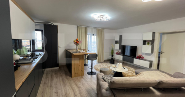 Apartament modern cu terasă de 15 m&sup2; și priveliște panor