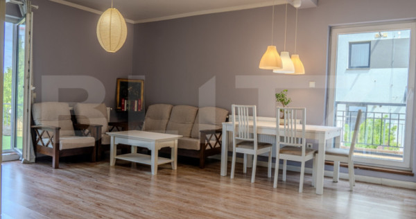 Apartament deosebit cu 3 camere, 67 mp, cu terasă de 120 mp