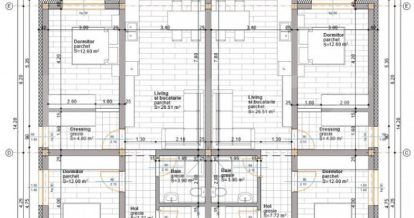 Duplex, 73mp, Valea Budacului, 125000, semifinisat