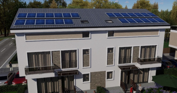 Vilă modernă P+2 cu terasă și curte 200 mp în Popești-Leordeni