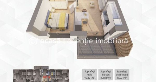 Apartament in R39 by ARED&ndash;direct de la dezvoltator, fă...