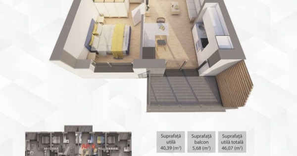 Apartament in R39 by ARED&ndash;direct de la dezvoltator, fă...