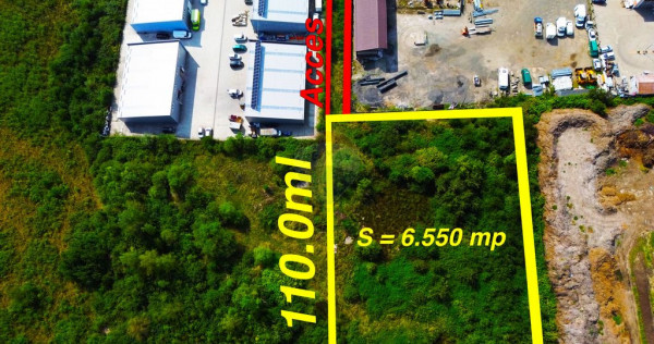 Teren INDUSTRIAL ideal pentru Hala-DE VANZARE