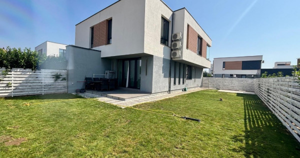 Vila 4 camere de închiriat TUNARI Școală Americana 3 min. cu mașina