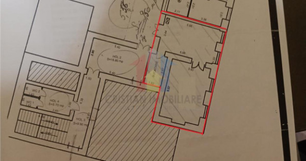 Apartament Ultracentral 2 camere,47mp utili, la curte, imobi