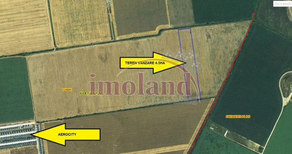 Tunari Aerocity vânzare teren intravilan
