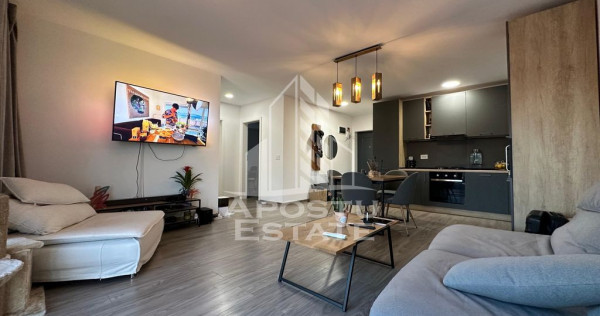 Penthouse cu 3 camere si 2 bai complet mobilat si utilat ...