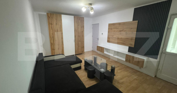 Apartament decomandat etajul 1, 52 mp, Rovine ,zona Parculet