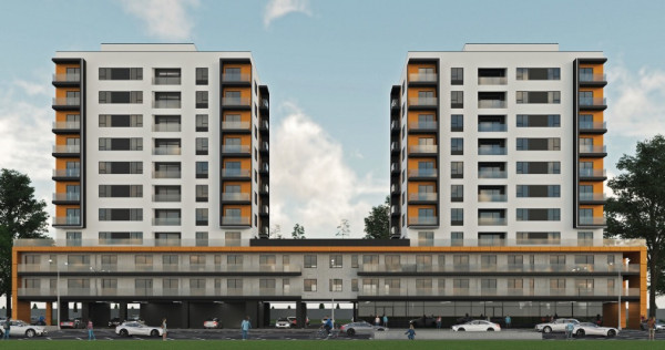 Apartament tip studio 2 camere, 55,2 mp, Decembrie 2026