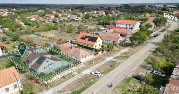 Casă nouă modernĂ, la cheie, cu 5 camere, cu fotovoltaICE, în Vinga