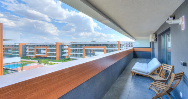 Apartament 2 camere Astorium Garden Titan terasa piscina -