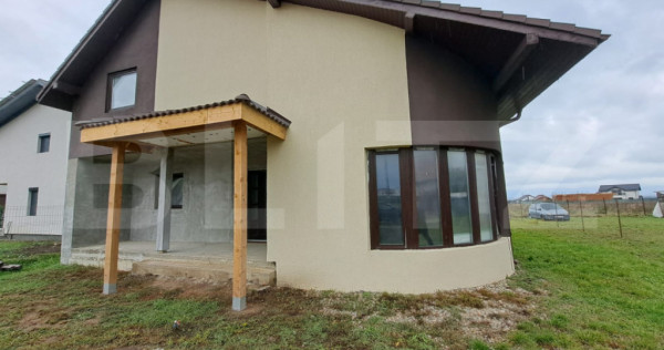 Casă nouă, finisată complet, în Bod- la 15 min. de Cores