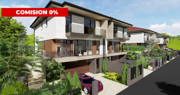 Casă modernă 185 mp ansamblu premium, garaj dublu, Dambul