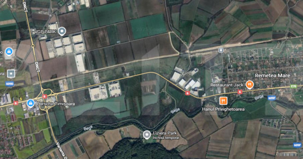 Teren 17.400 mp Remetea Mare – Front 170 m la DN6