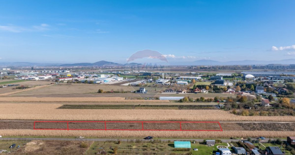 Teren Brasov -Strada Aron Pumnul, 520 mp, 5 loturi