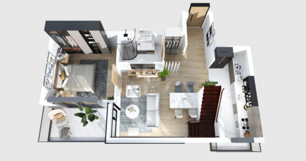 Duplex 4 camere - finisaje la alegere - Moșilor