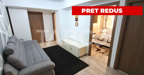 Apartament 3 camere - mobilat modern - bucatarie separata -