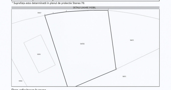 Teren Intravilan 540 mp Sanpetru