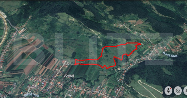 Teren extravilan de 12,24 hectare în Șoimuș — doar 3 le