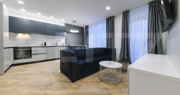 Apartament de 2 camere 58 mp, modern, parcare, zona Umf