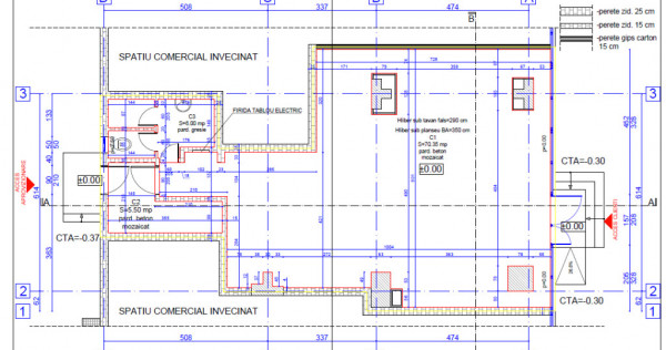 Spatiu comercial Pacurari. 82mp. Comision 0