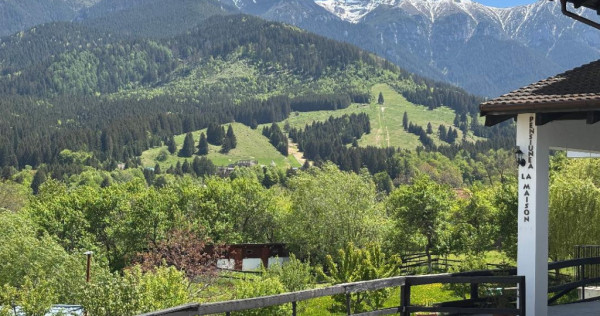 Pensiune:3 km de Castelul Bran,2.900mp teren,piscina,ciubar,