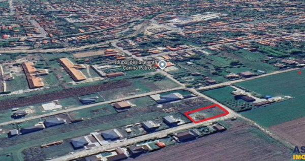 Teren in aria rezidentiala, cu doua fronturi stradale, Crist