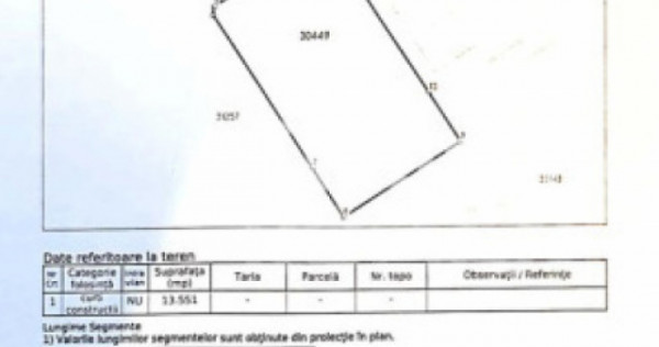 Teren intravilan 13.551 MP | Vadu Lat | Oportunitate de inve