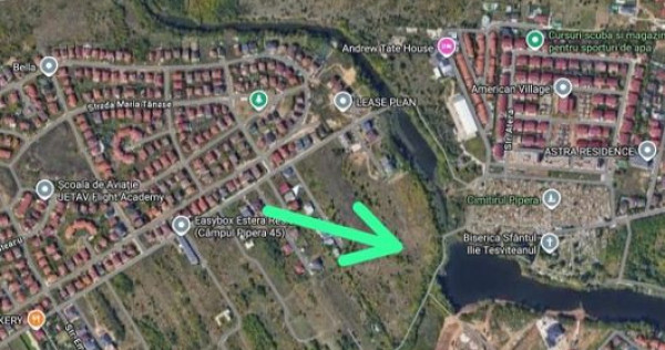 Zona Pipera-Henri Coanda 1615 mp deschidere la lac