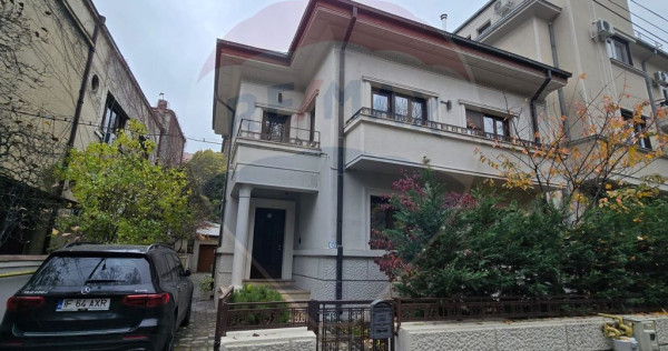 DE INCHIRIAT Apartament 5 camere,-parter, în vila Kiseleff