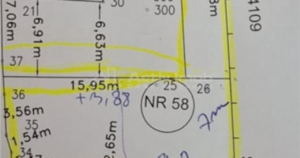Teren construibil P 2, POT = 35% ,461 mp - zona centrala