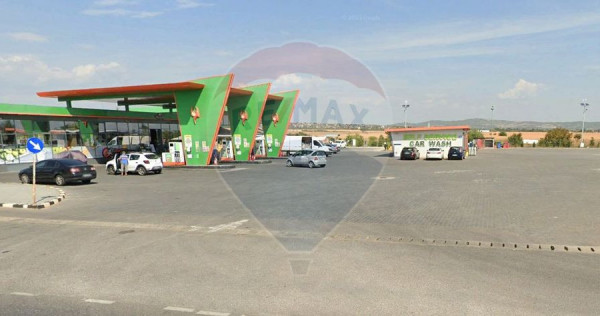 Statie carburanti+spatiu comercia+GPL+spalatorie/ DJ 102 ...