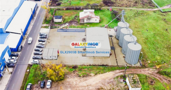 Siloz cu 880tone capacitate totala(4 celule) si| 1650mp tere