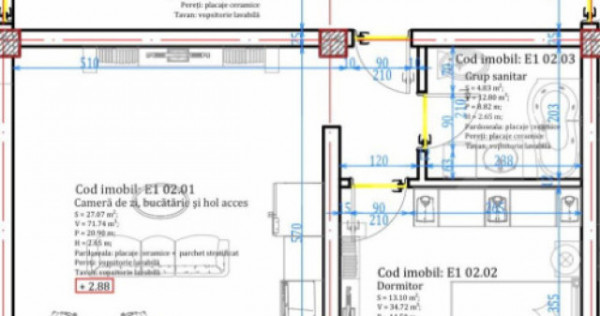 Apartament 2 camere, finisat lux, bloc nou, zona de HAN