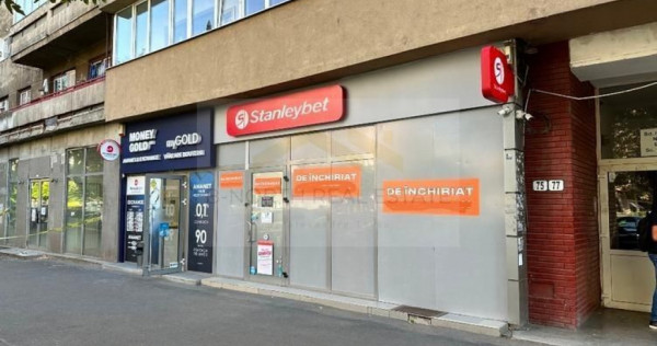 Spațiu comercial de &icirc;nchiriat, 90 mp utili | Vitrină s...