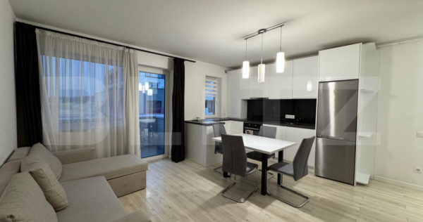 Apartament 3 camere, 59 mp, mobilat si utilat, parcare, zona